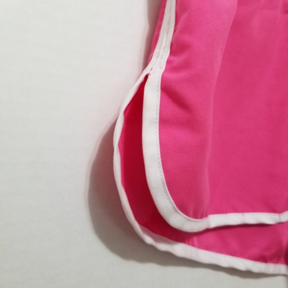 Xhilaration shorts Large running athletic workout tuxedo stripe pull on waist - Picture 3 of 15